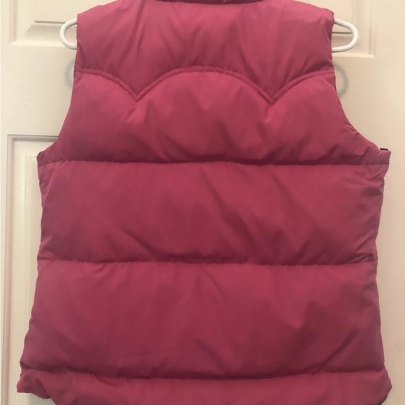 Reversible Pink & Brown Puffer Vest American Eagle - Picture 3 of 7